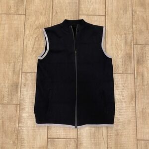 Wecerat Rechargable Heated Vest XL Unisex Black Full Zip Pockets Plush Lined